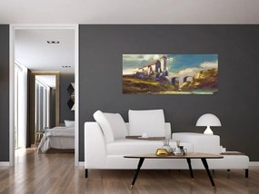 Tablou - Castelul medieval (120x50 cm)
