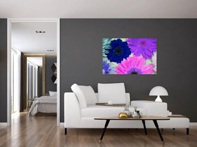 Tablou cu flori colorate (90x60 cm)