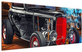 Tablou cu mașina veteran (120x50 cm)