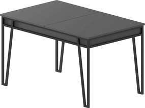 Masa extensibila 855DTE4603, gri inchis/negru, PAL melaminat/metal, 13