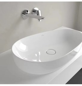 Lavoar pe blat, Villeroy&amp;Boch Antao, material TitanCeram, 65x40cm, Alb Alpin Ceramic Plus, 4A7465R1