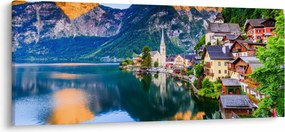 Tablou - Sat alpin (120x50 cm)