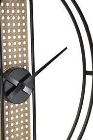 Ceas decorativ negru din metal, ∅ 60 cm, Ribby Mauro Ferretti