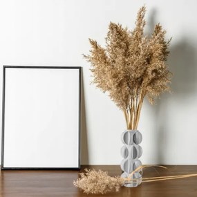 Vază din rășină 37 x 19 cm, alb mat