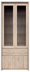 Vitrină Noella 2D2W1S (Stejar sonoma). 1053121