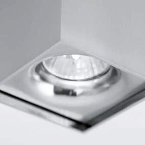 Spot aplicat tavan/plafon Starlight square crom satin