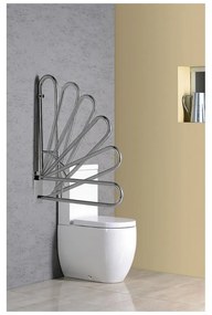 Mâner de siguranță pentru baie de montat pe perete din oțel inoxidabil 83 cm Handicap – Sapho