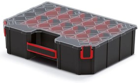 Organizator servieta 39 × 28,4 × 10,5 cm, separatoare, negru