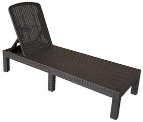 Șezlong de grădină Zanjar (maro) . 1116564