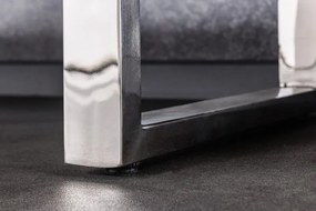 Consola design high-tech din metal si lemn masiv, Barracuda 145cm