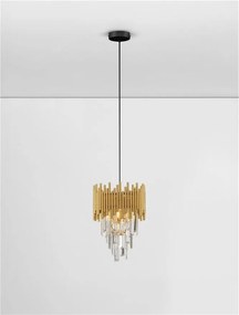 Lustra suspendata design elegant MAGNOLIA aurie