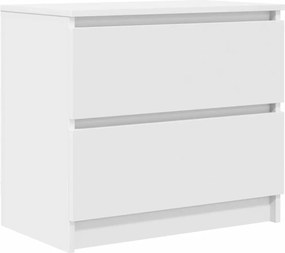 vidaXL Dulap TV, alb, 60x35x54 cm, lemn prelucrat