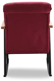 Fotoliu balansoar LUNI roșu