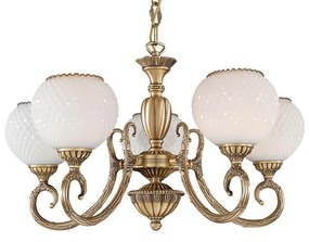 Candelabru din alama cu 5 brate design italian 8450