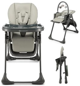 Scaun de masă pentru copii KINDERKRAFT TUMMIE gri