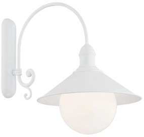 Aplica de perete exterior stil clasic ERBA BIS alba