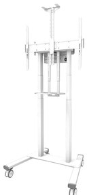 Stand podea mobil NM 55"-100" 110kg alb