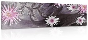 Tablou flori pe fundal splendid