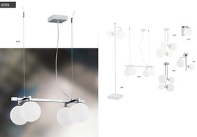 Lustra aplicata design modern ASPEN crom