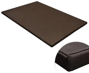 vidaXL Covor plat dreptunghiular pentru câini, maro, L