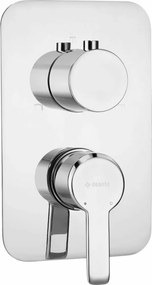 Corp incastrat pentru baterie dus Deante Arnika crom