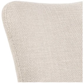 Set de scaune de sufragerie bej cu cotiere 2 buc. tapițat Laura – Actona