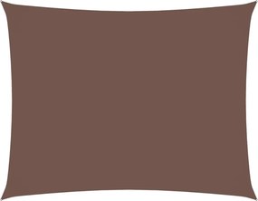 vidaXL Parasolar, maro, 2,5x3,5 m, țesătură oxford, dreptunghiular