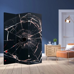 Paravan - Abstract cu sticla spartă (126x170 cm)