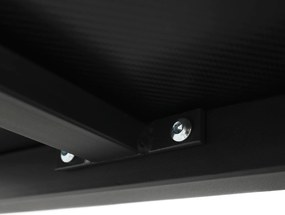 Birou PC/birou gaming, negru, JADIS