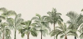 Fototapet, Retro Jungle, Green, Rebel Walls