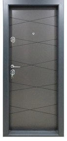 Usa metalica de apartament cu izolatie si vizor Novo Doors First Class NDS310, Deschidere Stanga Dreapta, Dimensiune 200X88 cm, Tabla 1.2 mm, Kit