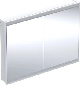 Dulap incastrat cu oglinda Geberit One ComfortLight 120 cm alb