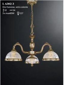 Candelabru clasic cu 3 brate design italian realizat manual 6302