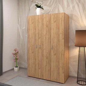 Dulap, cu trei uşi, stejar craft auriu, RAMSA 3