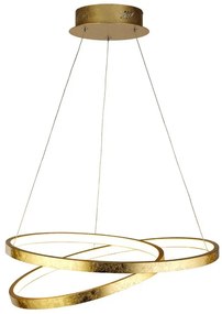 Lustra LED suspendata design modern circular Float aurie 8761GO SRT