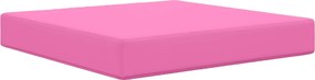 vidaXL Perna pentru canapea de exterior Roz 60 x 60 x 8 cm Poliester