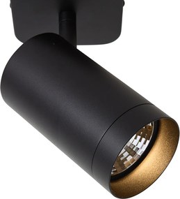 Plafonieră modernă neagră GU10 70mm - Jeana Luxe