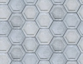 Fototapet, Concrete Hexagon, Rebel Walls