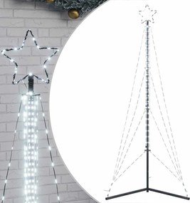 vidaXL Pom de Crăciun LED 483 LED-uri Alb Rece 240 cm