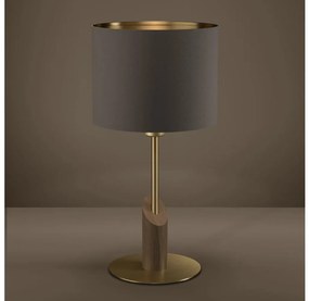 Lampă de masă Eglo 390337 SANTANDRIA 1xE27/40W/230V maro/auriu