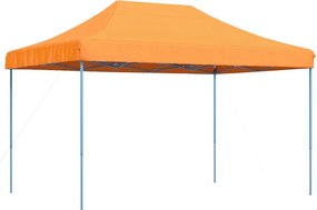 vidaXL Cort de petrecere pliabil Pop-Up, portocaliu, 410x279x315 cm