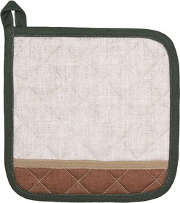 Suport termic, potholder, bej, din bumbac 20x20 cm, Mushrooms