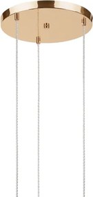Candelabru suspendat pe cablu VIVE 3xE27/15W/230V auriu