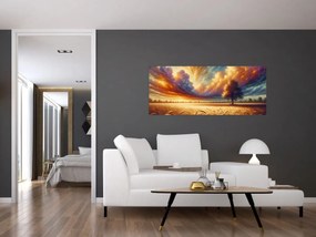 Tablou – Arbore pe câmp (120x50 cm)