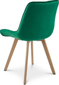 Scaun de masa SORIA VELVET, verde