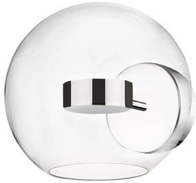 Aplica de perete moderna LED Enceladus crom