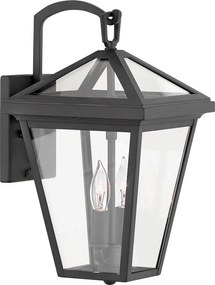 Quintiesse QN-ALFORD-PLACE2-S-MB - Aplică de perete exterioară ALFORD S 2xE14/40W/230V IP44