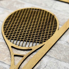 DUBLEZ | Tabloul din lemn sport - Tenismenă
