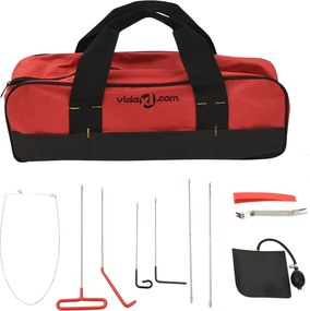 vidaXL Set unelte universale auto pentru deschidere portieră, 11 piese