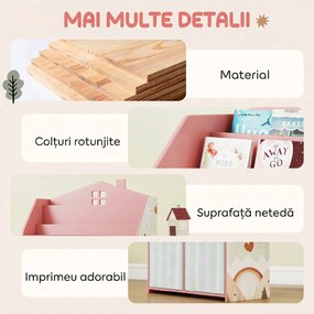 AIYAPLAY mobilier organizare jucării mobilă depozitare | Aosom Romania